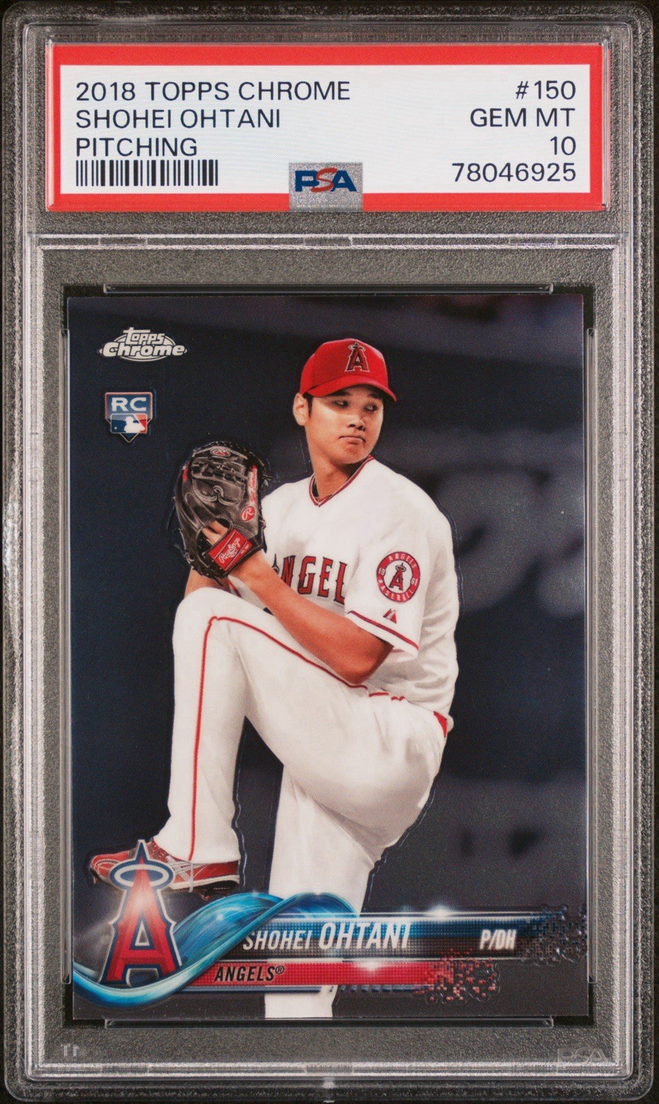 2018 Topps Chrome - Shohei Ohtani #150 White Jersey (RC) - PSA 10 Angels Dodgers