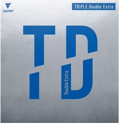 VICTAS Table Tennis Rubber TRIPLE Double Extra Black 2.0 NEW
