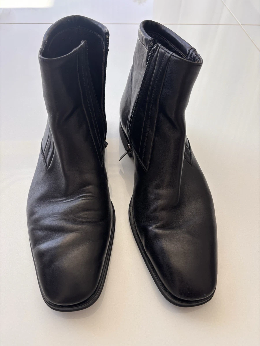 Bruno Magli Damiano Leather Ankle Boots Sz 11 M Bruno Magli Damiano Ankle Boots - Black Boots, Shoes  main image 4