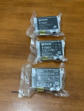 Genuine Epson 760 T7601 Photo Black T7608 Matte Black SureColor P600 3 packs