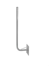 AERIAL SATELITTE POLE BRACKET L SHAPED LOFT MAST FREEVIEW 30 x 80 cm 