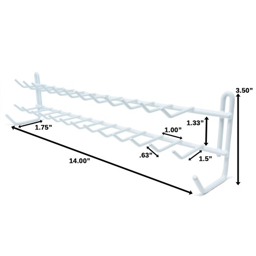 Wall Mount Tie and Belt Rack Organizer - Picture 3 of 5