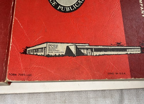 Ford Motor Company 1965 Ford Trucks Shop Manual Vol 1 & 2 OEM Original - Picture 12 of 14
