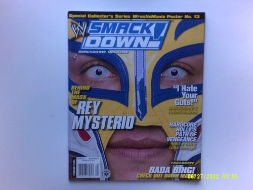 WWF SmackDown! Rey Mysterio Feb 2004 Wrestling Magazin + Sammlerposter 13