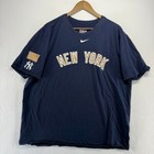 New ListingNew York Yankees Shirt Men's 2Xl Blue Camo Military American Flag Athletic Fit