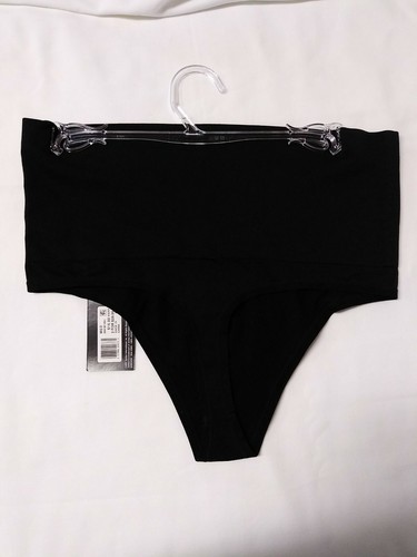 JOCKEY SZ MEDIUM WAIST SLIMMER THONG BLACK NWT. - Picture 6 of 8