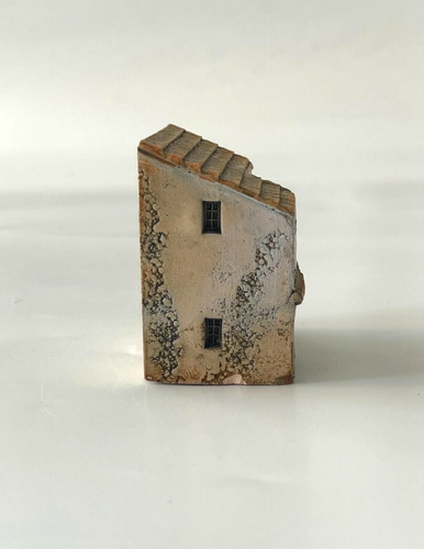 Vintage Rare Early Gault Handmade Miniature Clay House Provence Ceramic France - Picture 4 of 6