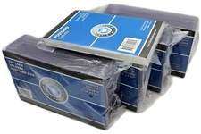 (100 of Each) CSP Postcard Size Toploaders Rigid Holders and Soft Poly Sleeves