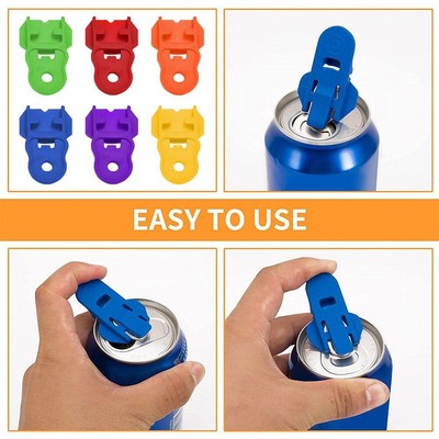 6Pcs Easy Can Openers Safe Pull Can Opener  Easy Can Opener with Pull LidM