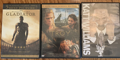 Gladiator-Russell Crowe, Troy-Brad Pitt, Katt Williams Takes Over D.C. 3DVD PACK