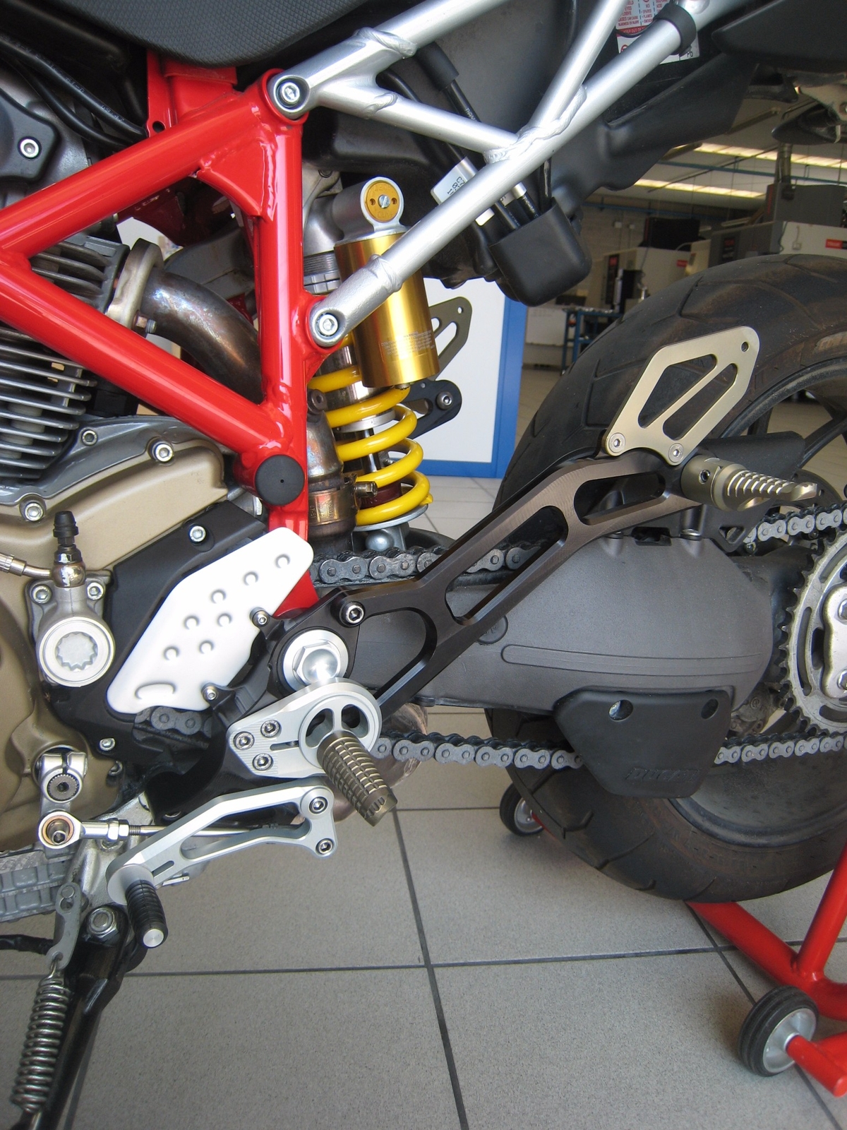 Ducati Hypermotard 796 1100 Robby Moto Naked Rearsets MultiAdjustable