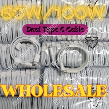 60W/100W Type C To USB C Cable Fast Cord For iPad Mini/Macbook Pro/iPhone 15 Lot