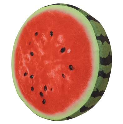 Watermelon Pillow Slice Realistic Soft Velvet Foam Seat Cover Classroom 
