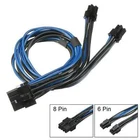 Dual Mini 6 Pin PCI-e Male to 8 Pin Graphics Card Power Cable Mac Pro 18AWG GPU