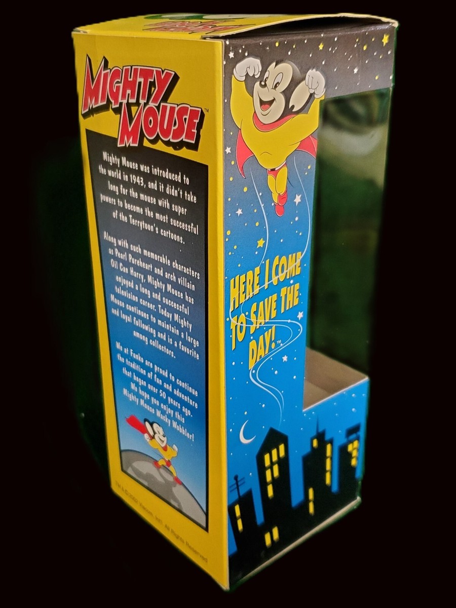 その他 FUNKO WACKY WOBBLER MIGHTY MOUSE NIP~ Funko ~Wacky Wobbler~ Bobblehead~ Mighty Mouse
