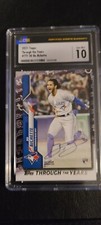 2021 Topps Through the Years #TTY30 Auto Bo Bichette Toronto Blue Jays CSG 10
