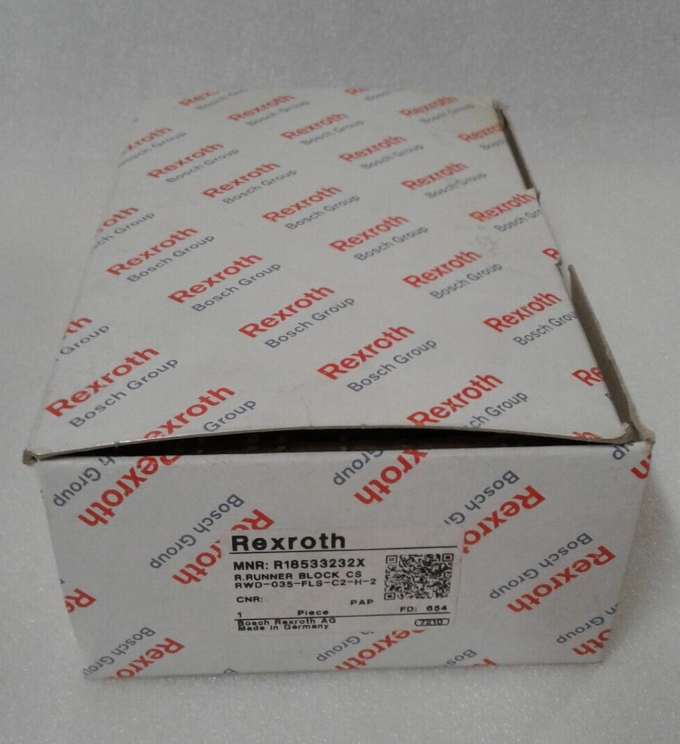 Rexroth Bosch R18533232X Roller Runner Block CS RWD-035-FLS-C2-H-2 - New in Box
