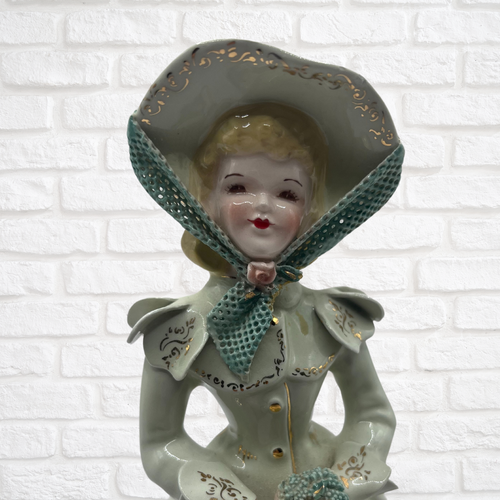 Florence Keramik Meg Figur selten Vintage Sammlerstück Porzellan Kunst Deko - Bild 6 von 9
