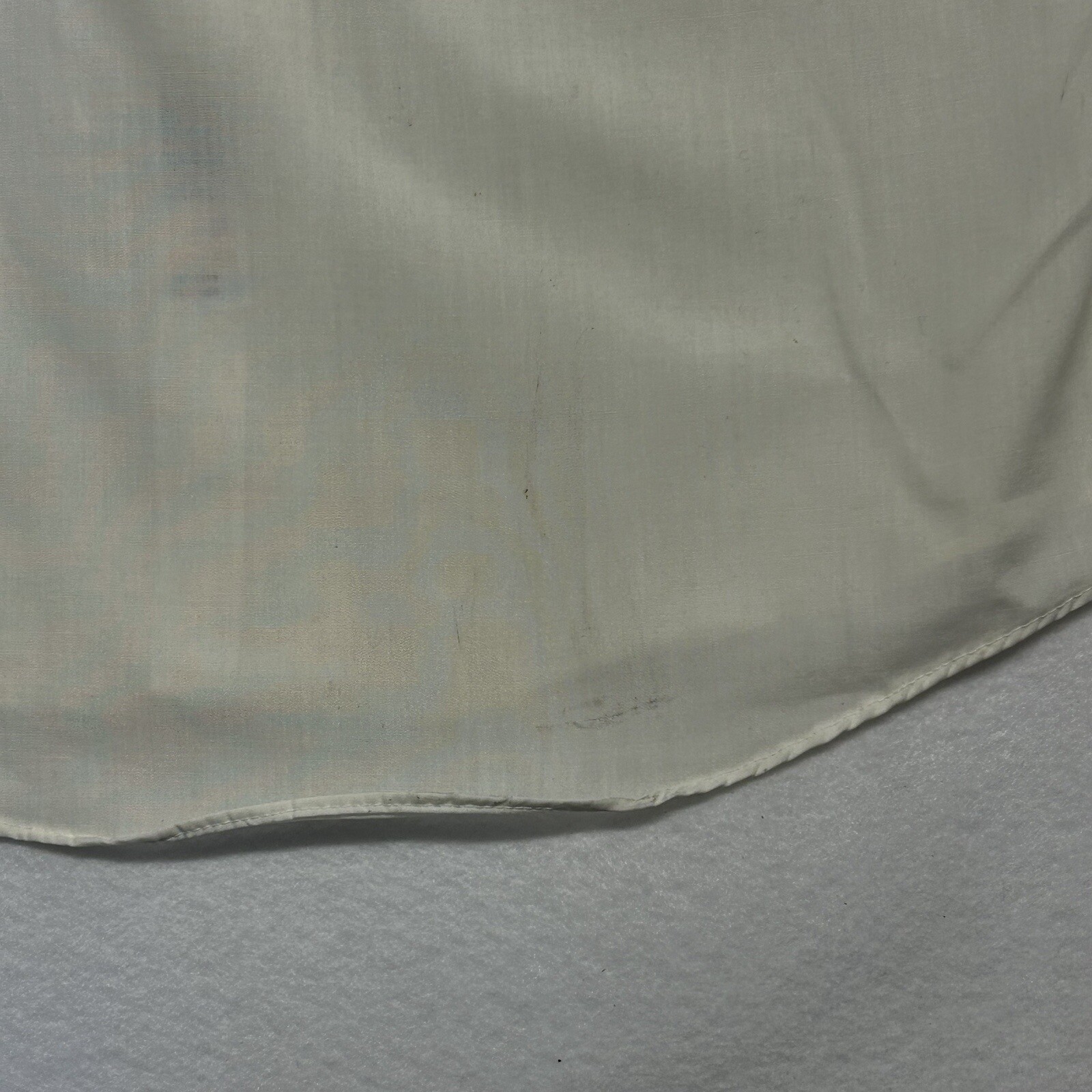 Camicia vintage Yves Saint Laurent uomo bianca sporca 16 32 33 maniche lunghe abbottonate