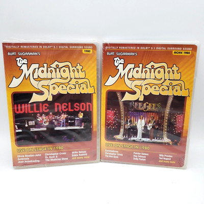 Burt Sugarman's Midnight Special DVD Lot Live 1980 BeeGees Hall & Oates SEALED