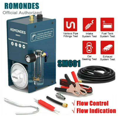 EVAP Smoke Machine Automotive Leak Detector Vacuum Diagnostic Tester Romondes