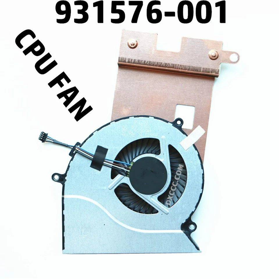 931576-001 , 931577-001 HP OMEN 17-AN TPN-Q195 17-AN014TX CPU & GPU Cooling Fan - Image 4 of 4