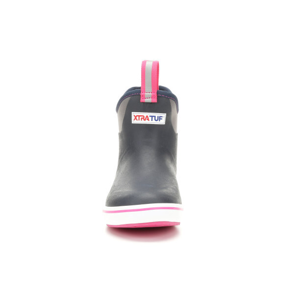 Xtratuf Women's Inch Ankle Deck Boot Navy/Pink