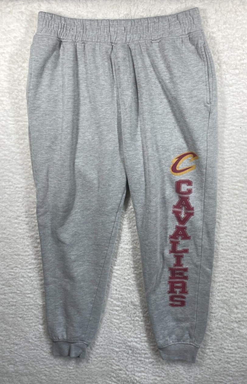 Ultra Game Men's Team Jogger Pants Cleveland Cavaliers Large Team Color grey