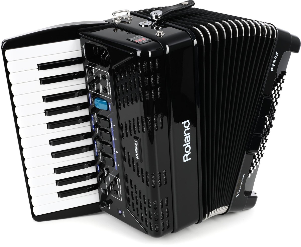 Roland FR-1x Piano V-Accordion - Black | eBay Roland FR-1x Piano V-Accordion - Black | eBay