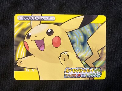 Pokemon Fire Red Leaf Green Battle Card E+ 15-A028 Cool Couple Carl & Nia |  eBay