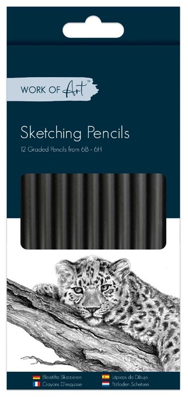 Atlona Tallon Sketching Pencils (Pack Of 12), Color May Vary - Image 3