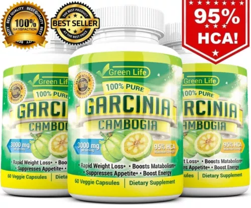 3 x BOTTLES 180 Capsules 3000mg Daily GARCINIA CAMBOGIA HCA 95% Weight Loss Diet