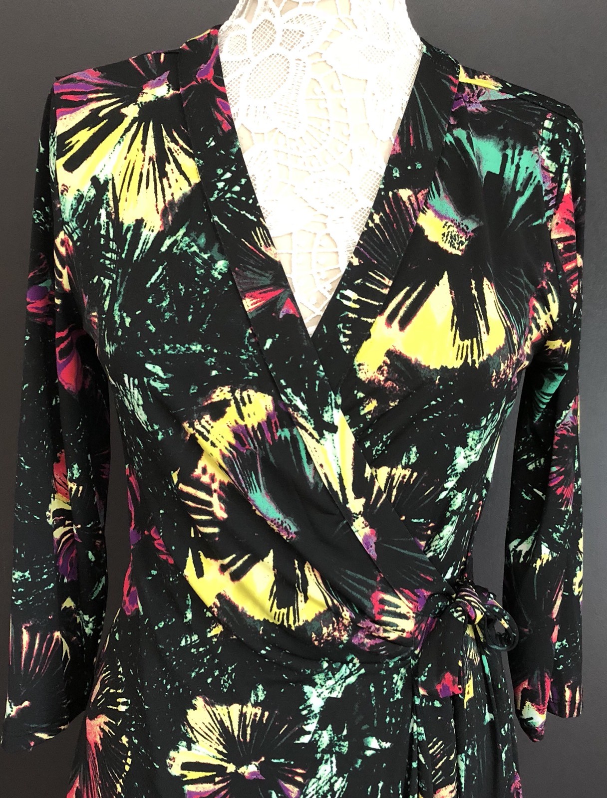 Bcbg Maxazria Maxazria Maxazria Mujer Adele Vestido Talla M Color Tealmulti Tied-Front New W 948986 Bcbg Maxazria Maxazria Maxazria Mujer Adele Vestido Talla M Color Tealmulti Tied-Front New W 948986