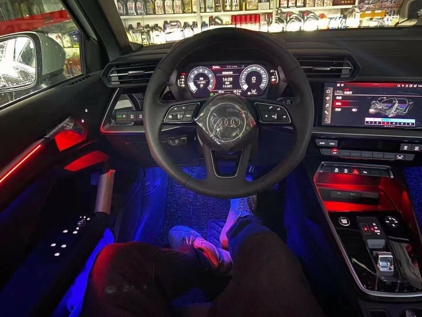 30 color Illuminated Retrofit LED ambient light For Audi A3 S3 RS3 8Y 2021 up eBay