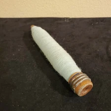Vintage Wooden Yarn Thread Wool Spool Spindle Bobbin Wood Loom (Drawer 20)
