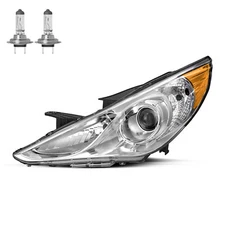 For 2011 2012 2013 2014 Hyundai Sonata Left Driver Side Halogen Headlight W/bulb