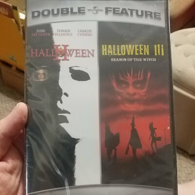 Halloween 2&3-DVD-Double Feature-Jamie Lee Curtis-horror/slasher-new/sealed