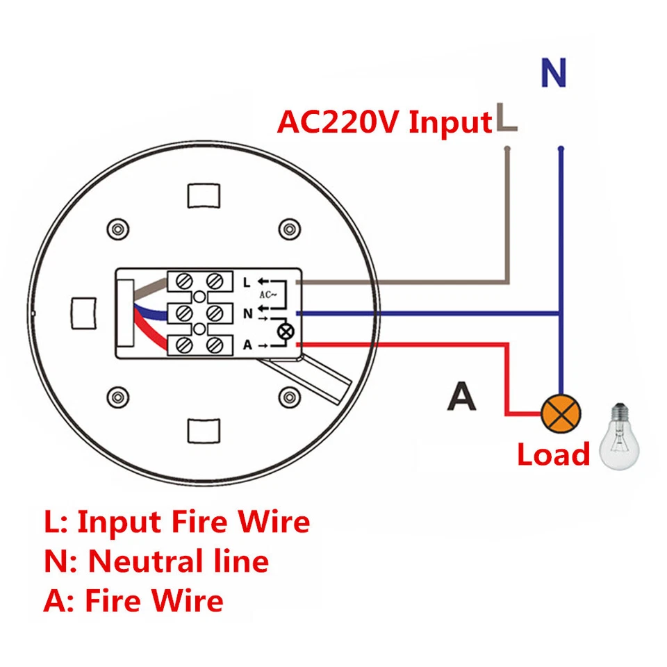 AC 220V Sensitivety Ceiling Infrared PIR Motion Sensor Switch High Power Trigger - Image 4 of 4