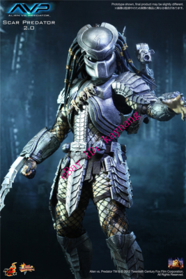 Hot Toys MMS190 Alien vs. Predator 1/6 Scar Predator Action Figure