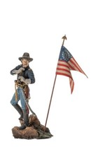 John Dumbar Dances with Wolve 54mm Painted Tin Toy Soldier Pre-Sale Art Level