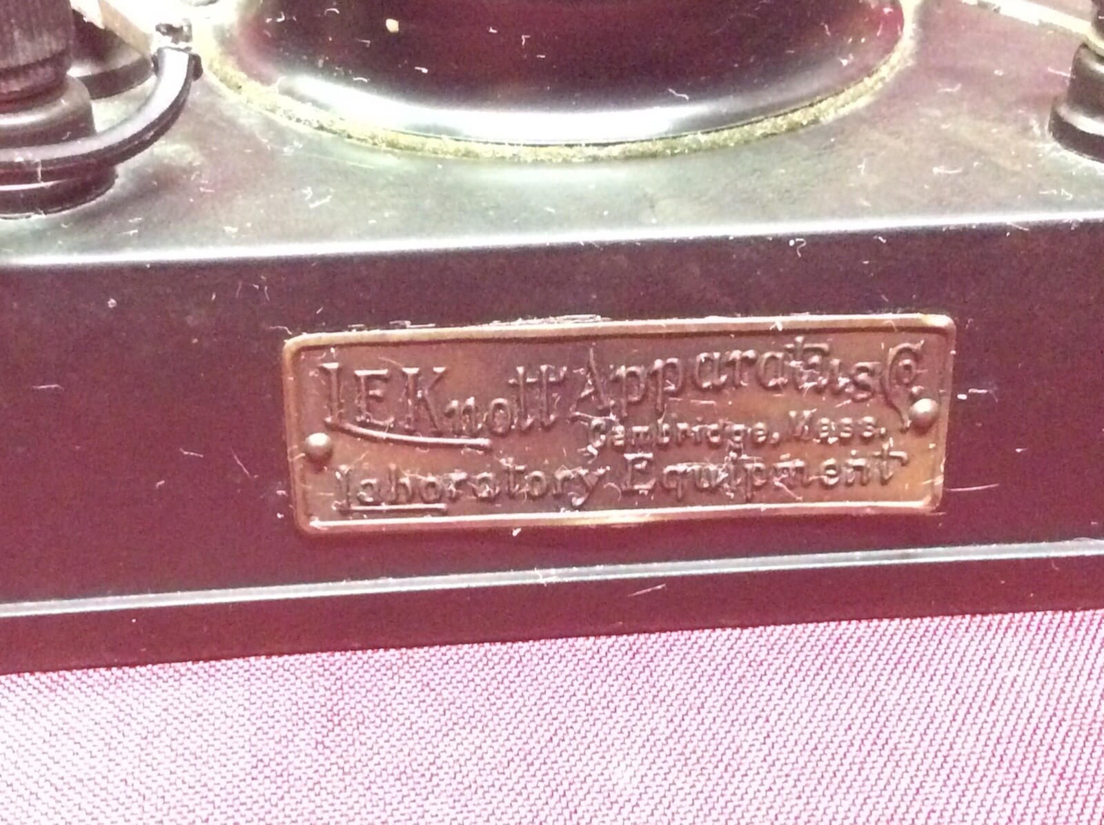 Rare L. E. Knott Apparatus Co. Cambridge Ammeter Bakelite Untested