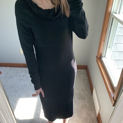 chinese dress ladies MEREDITH || COWL NECK LONG SLEEVE MATERNITY MIDI DRESS
