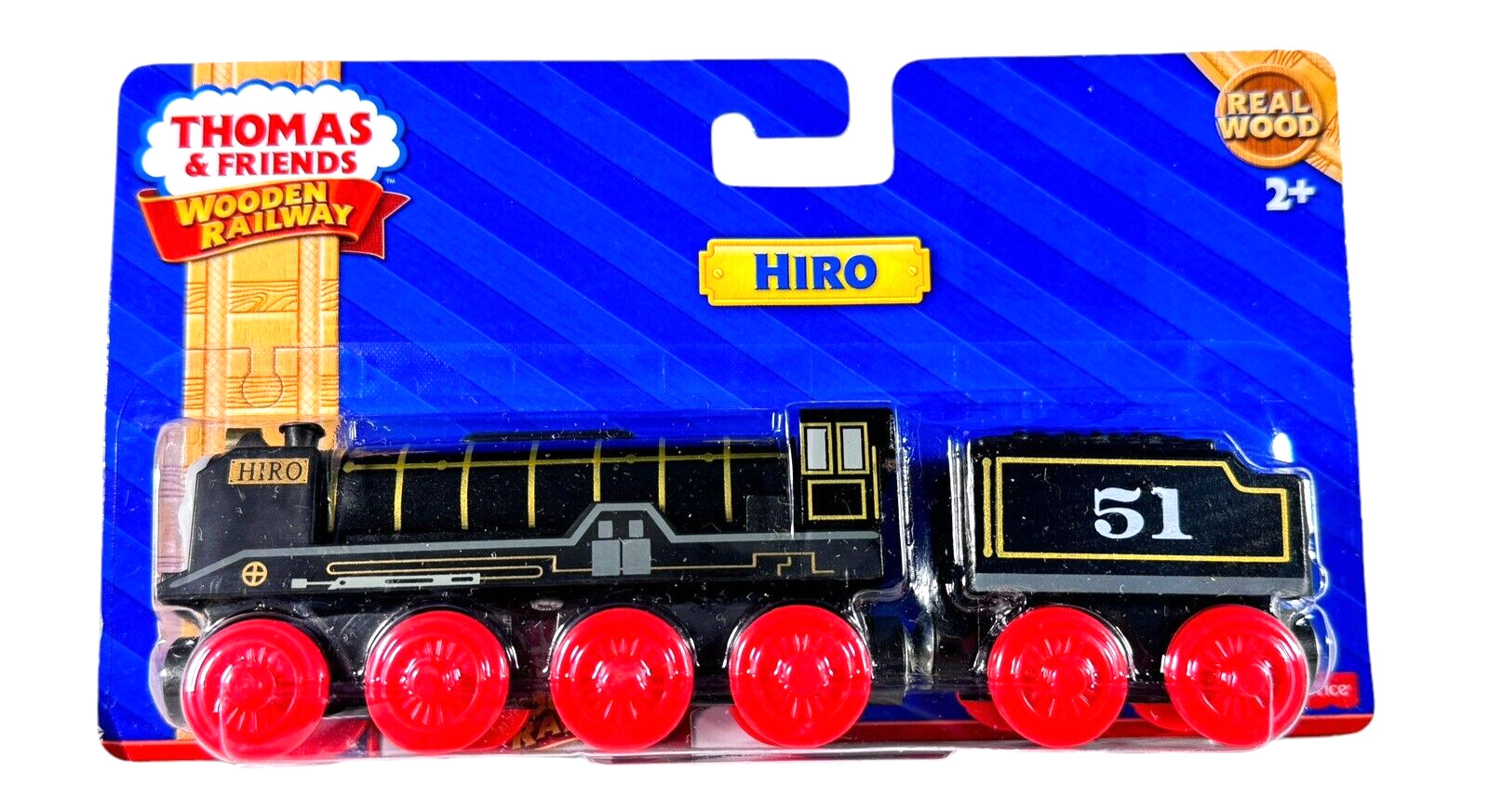 Wooden Railway Hiro Trackmaster Train Patchwork Hiro Wooden