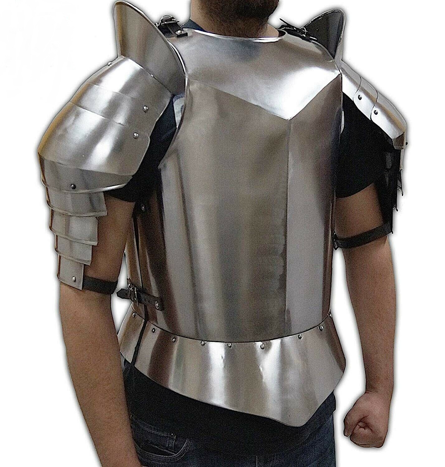 Medieval Knight Cuirass Armor SCA LARP Medieval Armor warrior Crusader Jacket-image