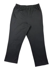 Attitudes by Renee Regular  Crop Pants Black Color Size L