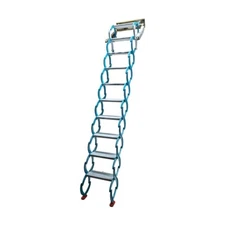 Al-Mg Alloy Attic Loft Extension Narrow Wall Loft Ladder Pulldown Stairs with Ve