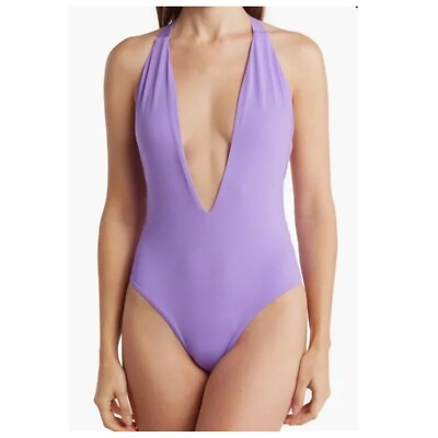 NEW! $152 MAAJI DUNES TIKY REVERSIBLE PLUNGE ONE PIECE SWIMSUIT SZ M