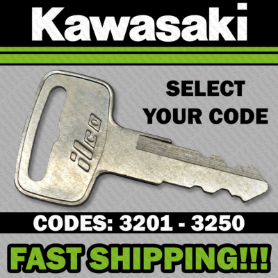 #ad #ad Kawasaki keys Teryx Mule Cut to Code replacement key made to codes 3201 3250 $9.95