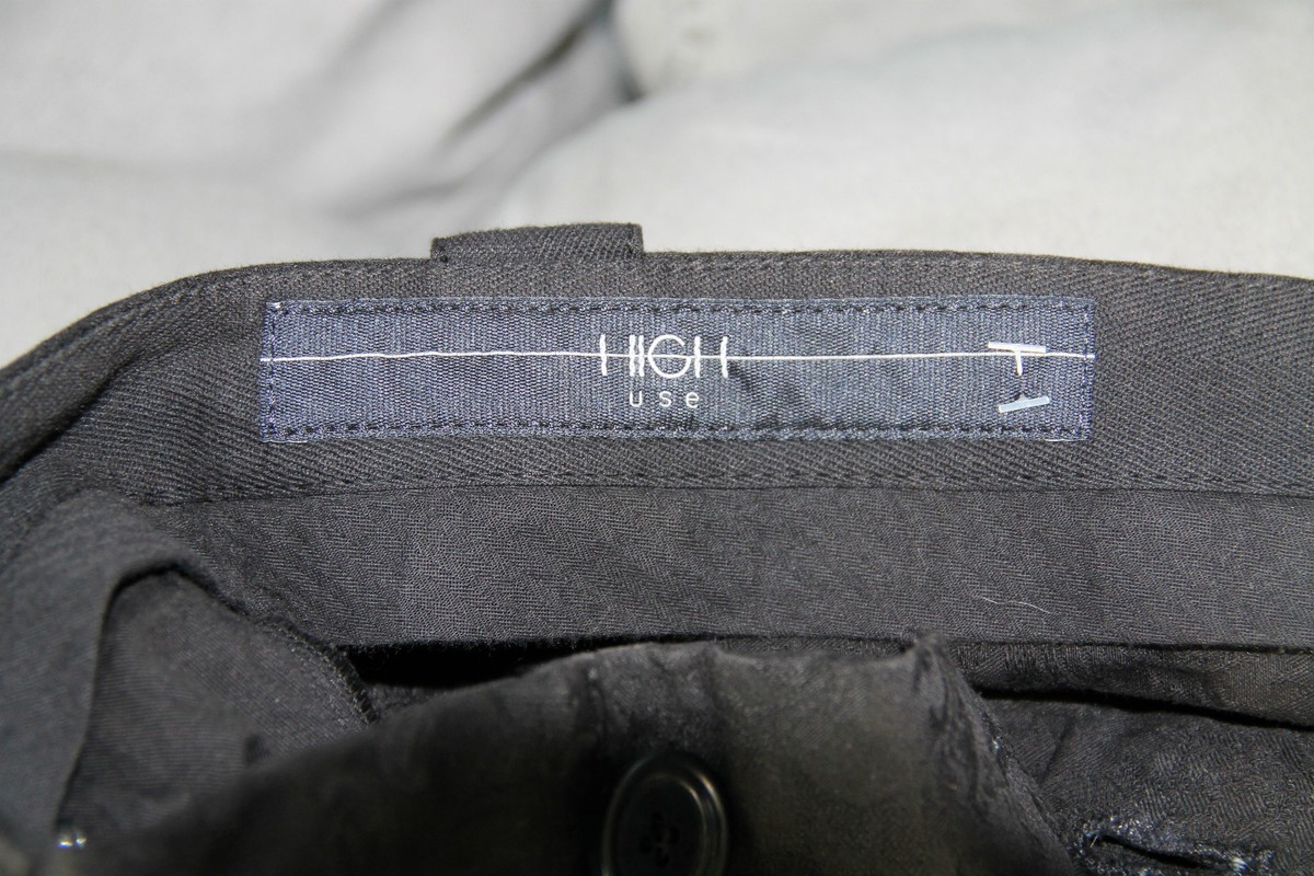 Pantalon Cargo Femme HIGH USE Taille 38 (W28) Noir Avec Reliefs - Neuf Avec étiquette