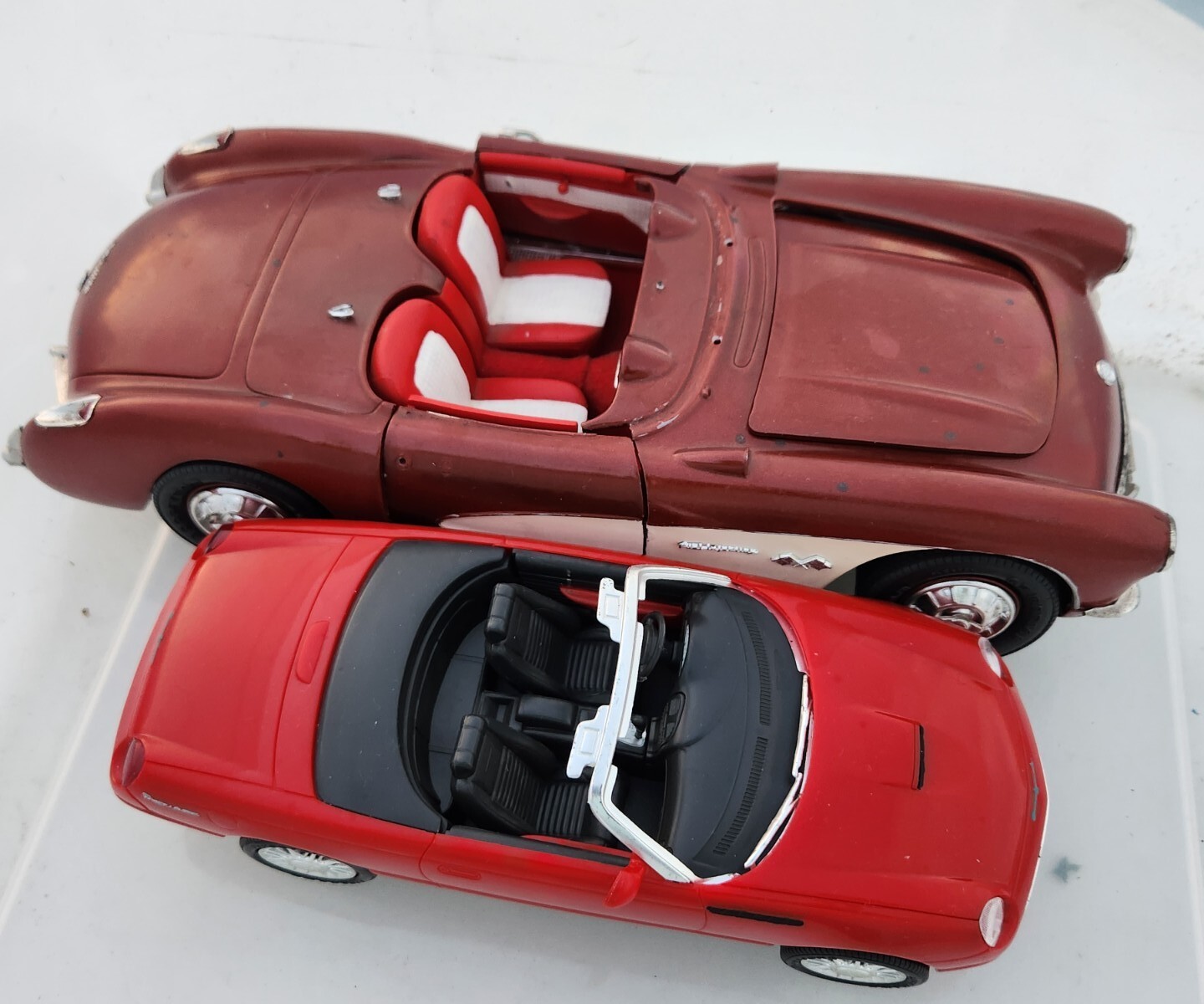 Vintage Plastic Model Kits Built Junkyard Parts LOT of 20 NO RESERVE